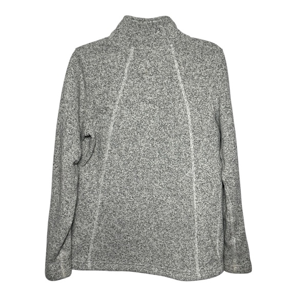 The North Face Women's Gray Long Sleeve Fleece‎ Zip Front Jacket Size Medium - Picture 2 of 7
